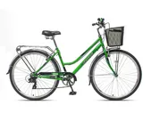 28" Maxxpro Onix 810 Велосипед (2021) ПЗ№810-5, 7 скоростей, Сталь, зелёный/чёрный, V-Brake