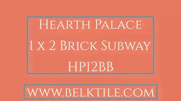 Onix Mosaico Hearth Palace 1 x 2 Brick Subway Bari